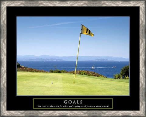 Framed Goals-Golf Print