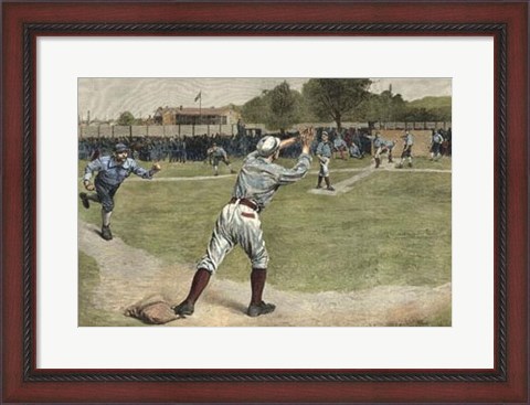 Framed Thrown out on 2nd 1887 Print