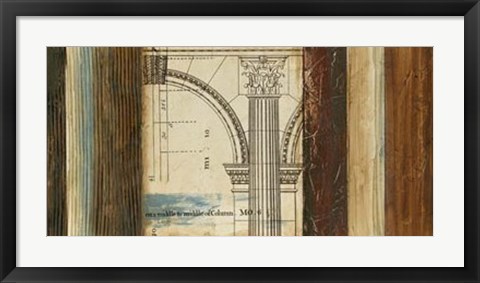 Framed Architectural Archive III Print
