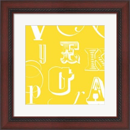 Framed Fun With Letters IV Print