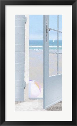 Framed Coastal Doorway I Print