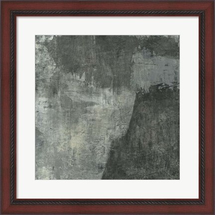 Framed Gray Abstract I Print