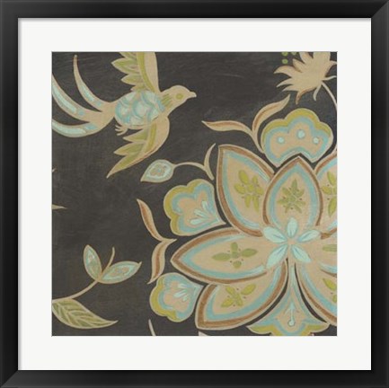 Framed Heirloom Floral III Print