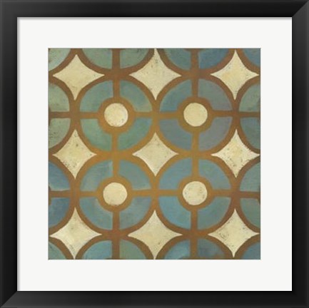 Framed Rustic Symmetry III Print