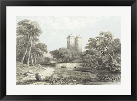 Framed Borthwick Castle Print