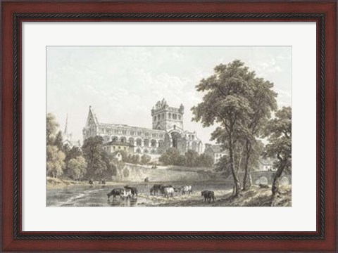 Framed Jedburgh Abbey Print