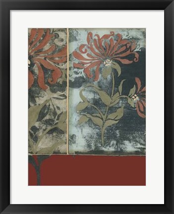 Framed Silhouette Tapestry IV Print