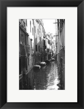 Framed Waterways of Venice VII Print