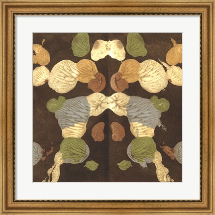Framed Rorschach Abstract I Print