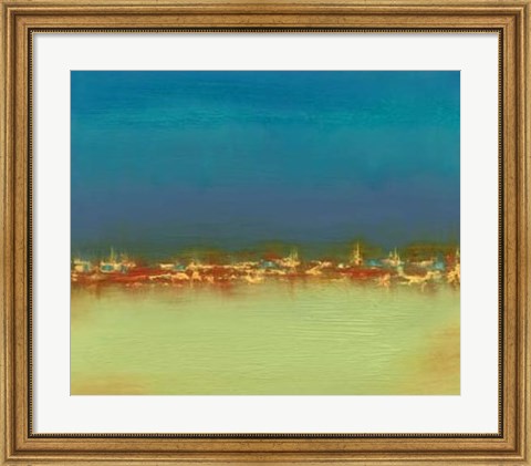 Framed Harbor Light III Print
