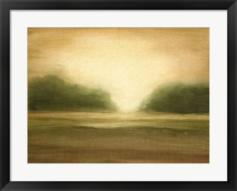 Framed Golden Mist II Print