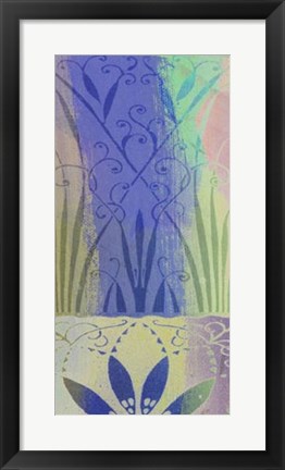 Framed Pastel Filigree II Print