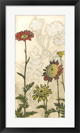 Framed Indian Summer Florals III Print