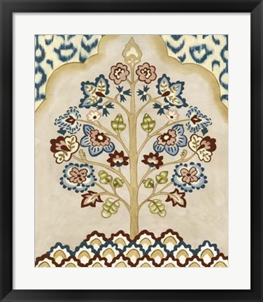 Framed Tapestry Tree II Print
