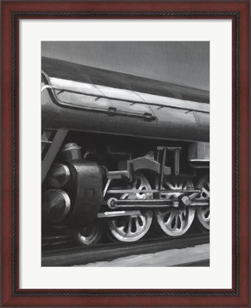 Framed Vintage Locomotive II Print