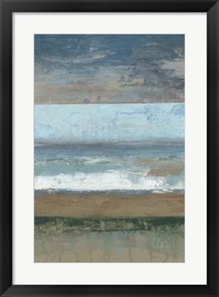 Framed Coastal Abstract I Print