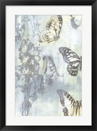 Framed Flutter II Print