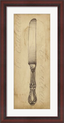 Framed Antique Knife Print