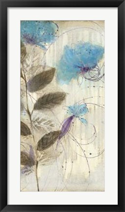 Framed Constellation Flowers II Print