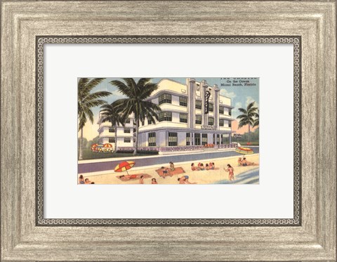 Framed Miami Beach III Print