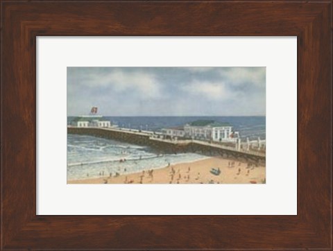 Framed Atlantic City, NJ- I Print