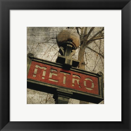 Framed Metro II Print