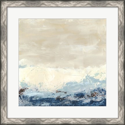 Framed Coastal Currents II Print