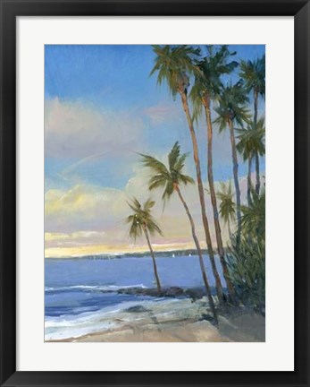 Framed Tropical Breeze I Print