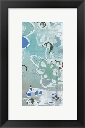 Framed Flowers Abstracted II Print
