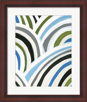Framed Swirly Bob II Print