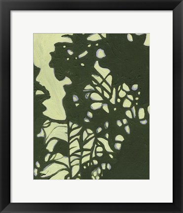 Framed Exotic Silhouette II Print