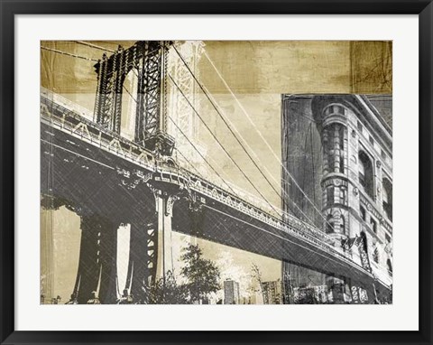 Framed Metropolitan Collage II Print