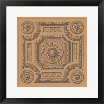 Framed Terra Cotta Tile III Print