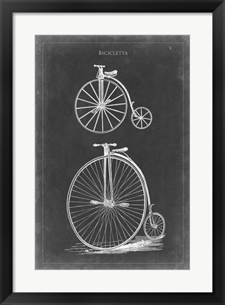 Framed Vintage Bicycles I Print