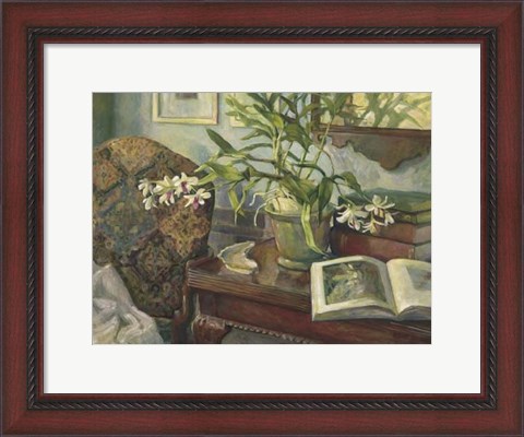 Framed Evie&#39;s Orchid Print