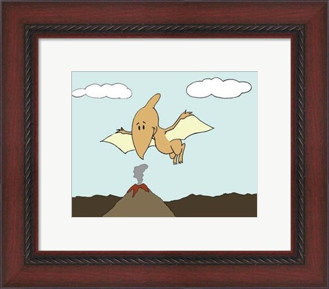 Framed Prehistoric Playtime III Print