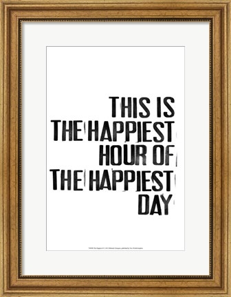 Framed Happiest II Print