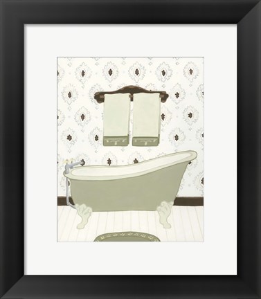 Framed Parisian Bath I Print