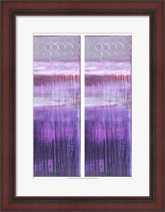 Framed 2-Up Purple Rain II Print