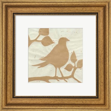 Framed Tea Bird II Print
