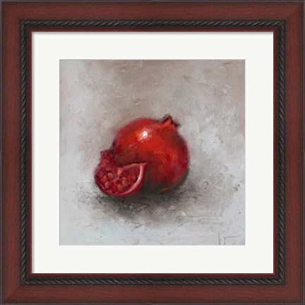 Framed Painted Fruit I Print