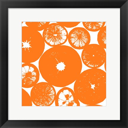 Framed Orange Lemon Slices Print