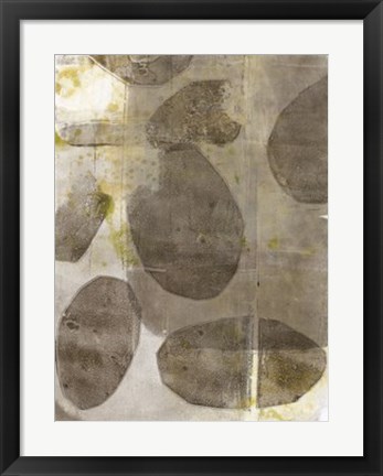 Framed River Rock II Print