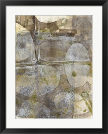 Framed River Rock III Print