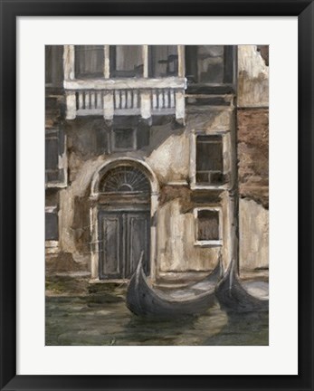 Framed Venetian Facade I Print