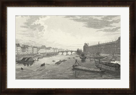 Framed Pont Des Arts Print