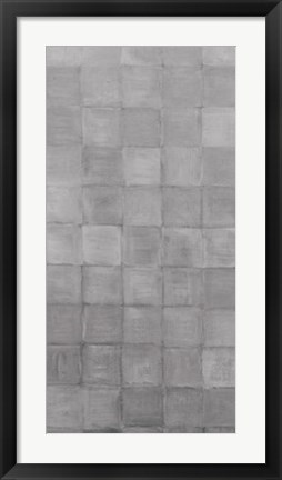 Framed Non-Embellished Grey Scale I Print