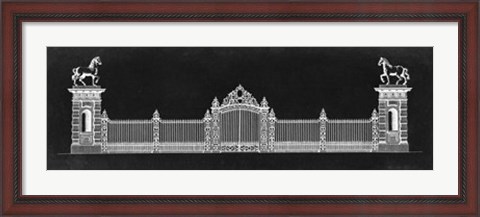 Framed Graphic Palace Gate II Print