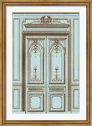 Framed French Salon Doors I Print