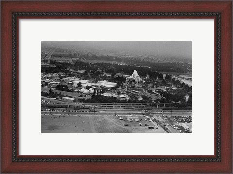 Framed Disneyland From The Air, 1964 Print